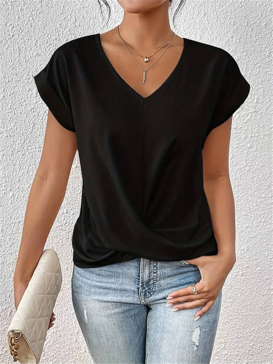 Afslappet kortærmet T-shirt