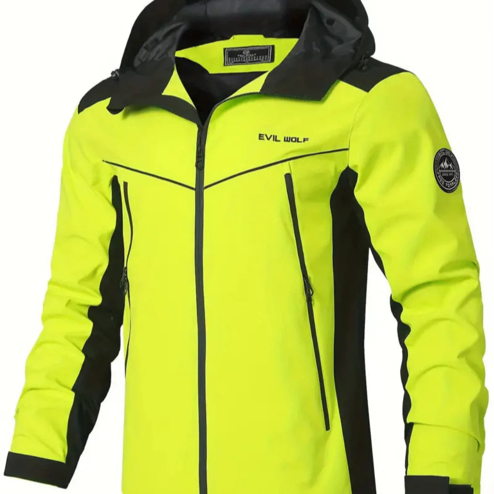 Vandtæt outdoor-jakke med reflekterende design
