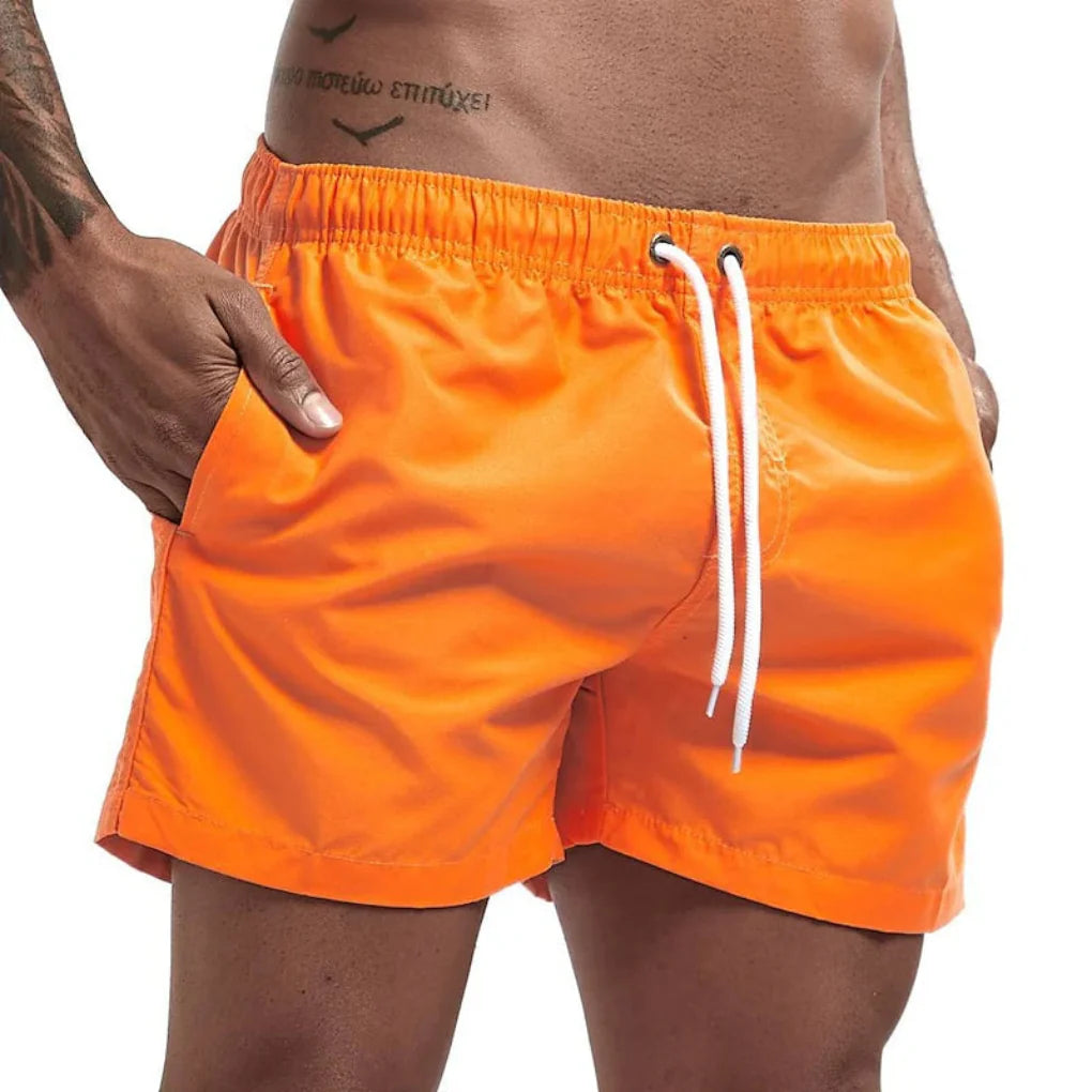 Herre hurtigttørrende badeshorts