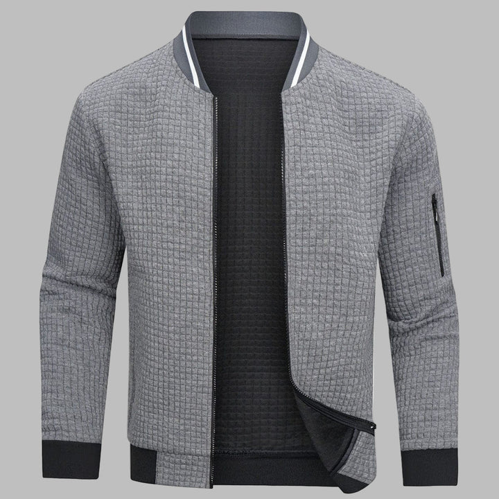 Behagelig og varm sweater med lynlås til mænd