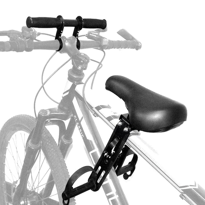 Børnecykelstyr og justerbart børnesæde – Familiecykelkombination