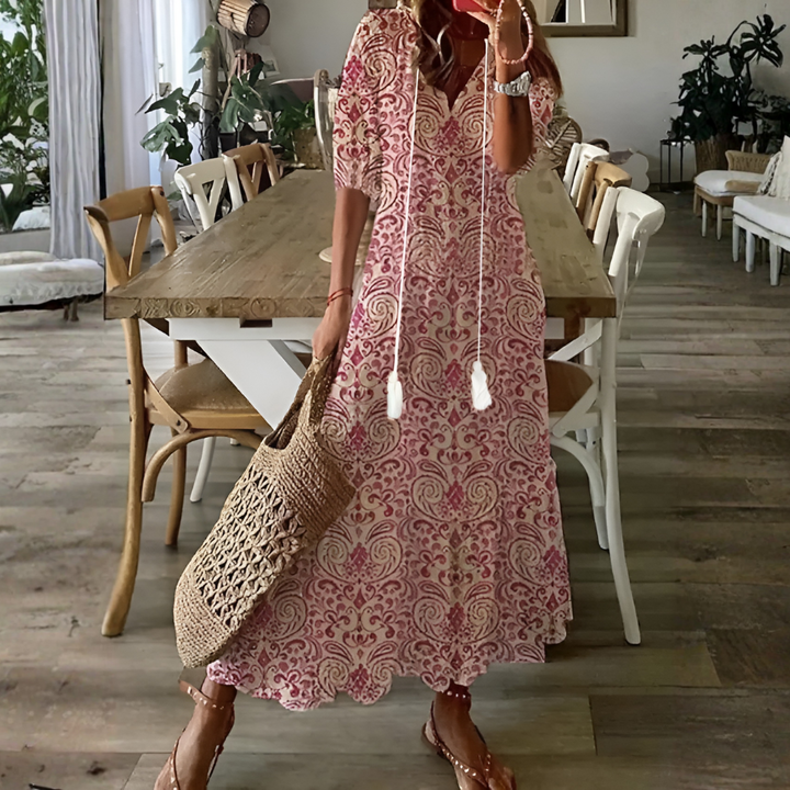 Dame boheme maxikjole