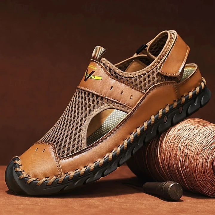 Ortopædiske herresandaler med mesh