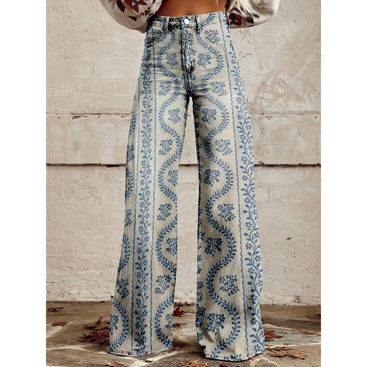 Lange denimbukser til kvinder