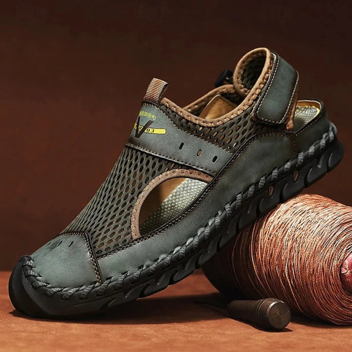 Ortopædiske herresandaler med mesh