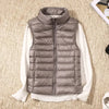 Vindtæt Kvinders Bodywarmer med Lynlås