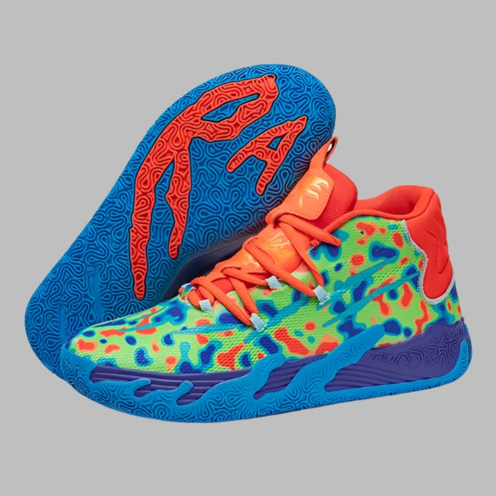 Kobe | Basketbalschoenen voor Heren in de kleur Oranje voor heren in stijl ideaal voor de herfst.