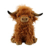 Krammevenlig Highland Cow-plysdyr – blødt og elskeligt kæledyr