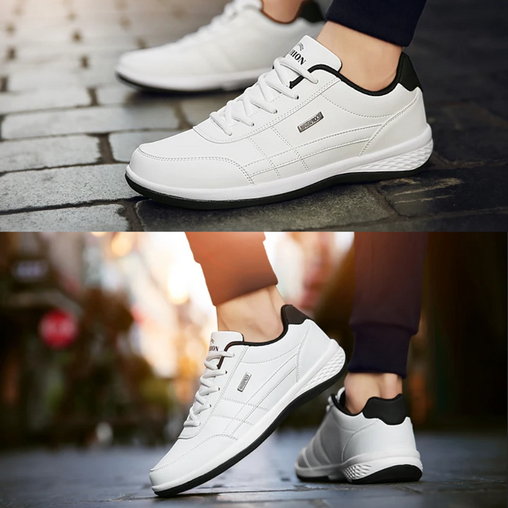 Mænds Ortopædisk Læder Sneakers