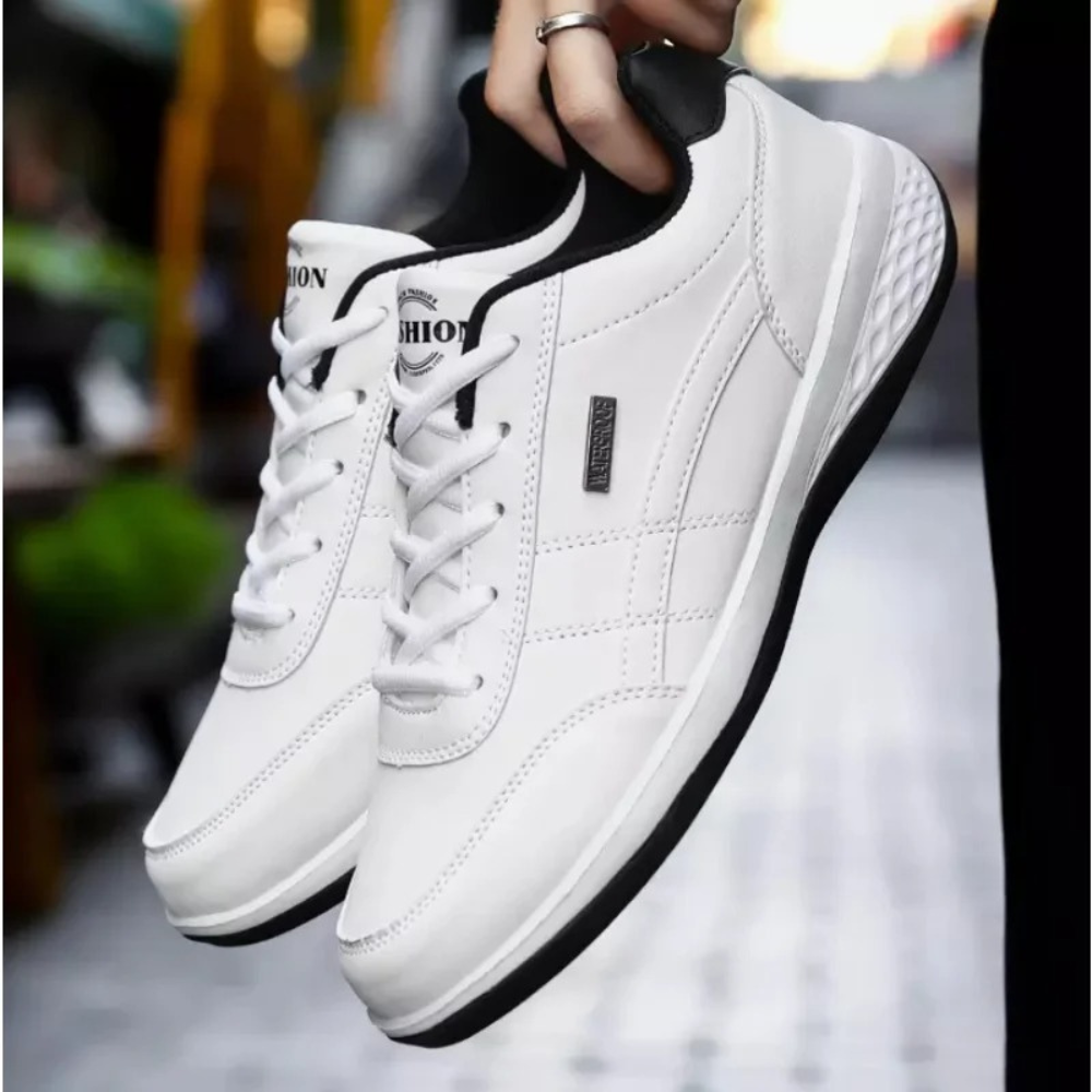 Mænds Ortopædisk Læder Sneakers