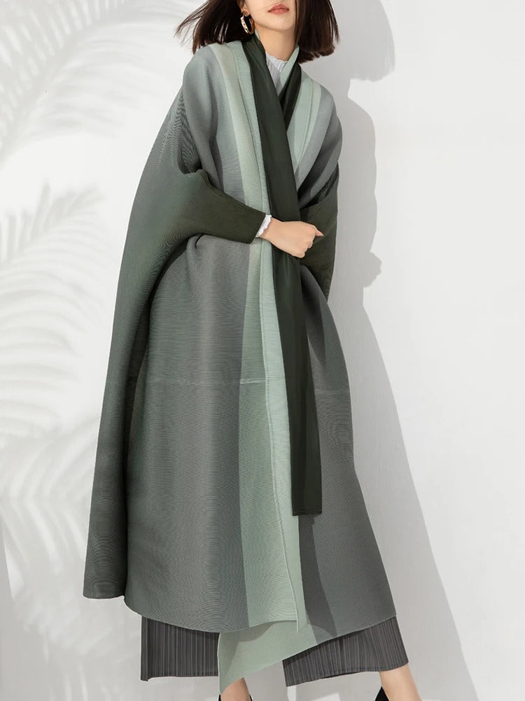 Hiraya - Luksuriøs Langærmet Trenchcoat-Modiva