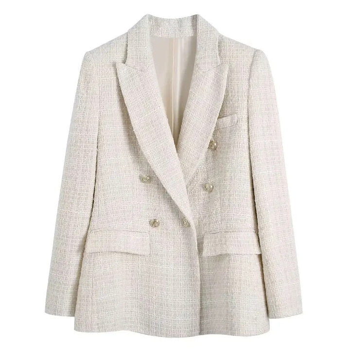 Angel - Elegant Tweed Blazer til Kvinder-Modiva