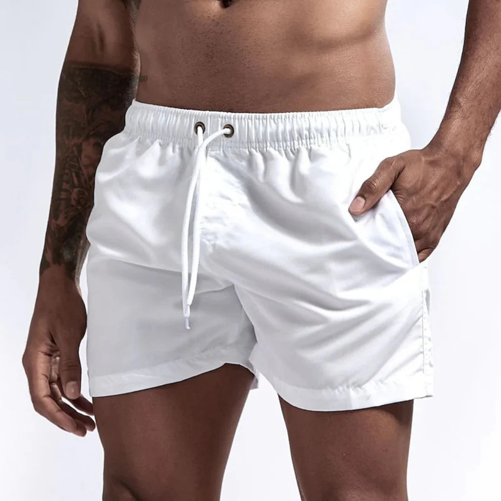 Herre hurtigttørrende badeshorts