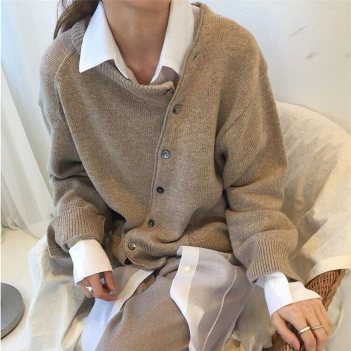 Blød Cashmere Wrap Cardigan