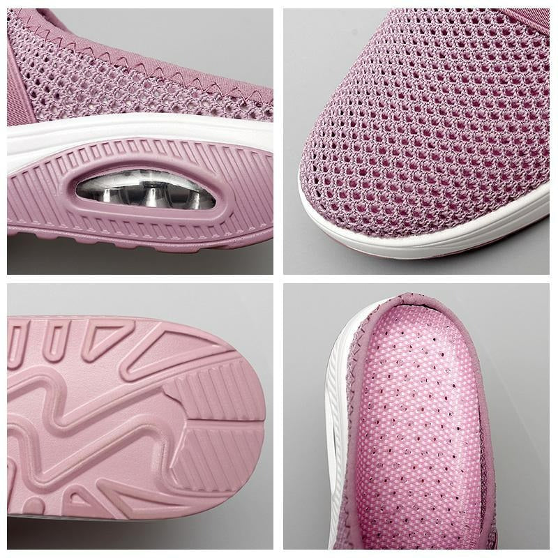 Ortopædiske slip-on sko til kvinder med luftpude