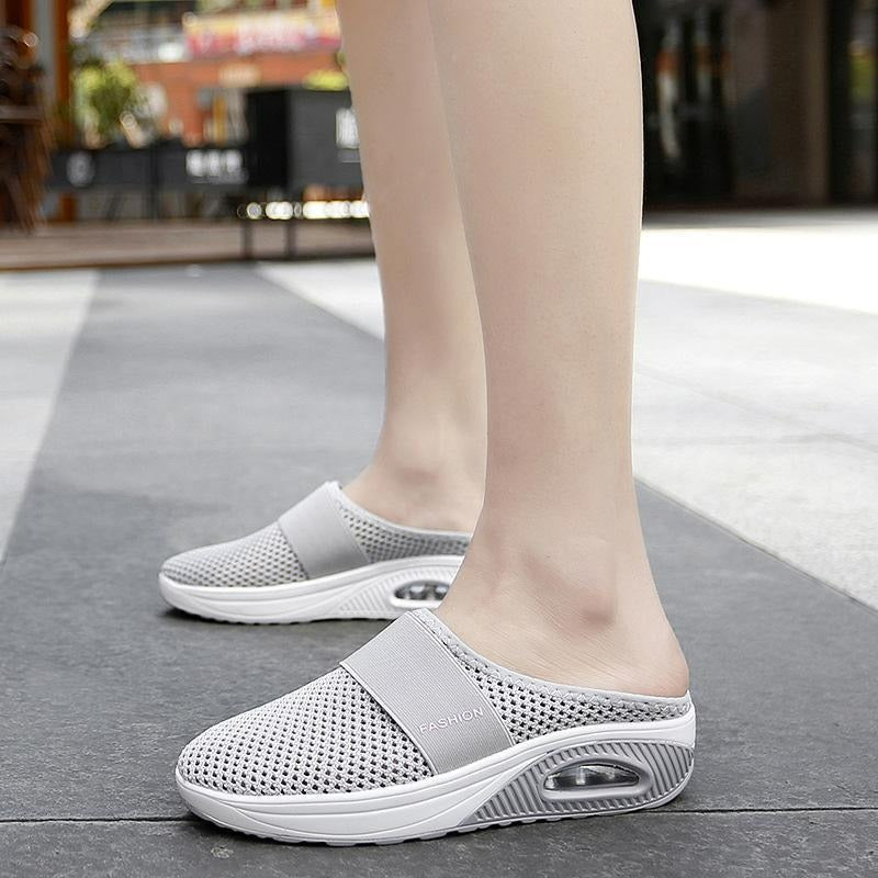 Ortopædiske slip-on sko til kvinder med luftpude