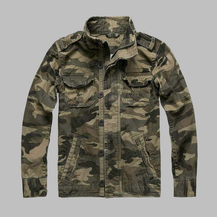 Camouflage militærjakke