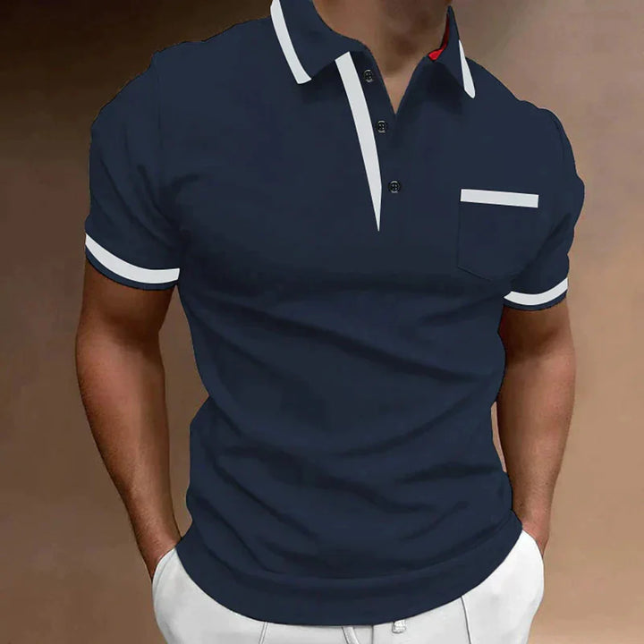 Elegant herrepoloshirt – alsidig og stilfuld