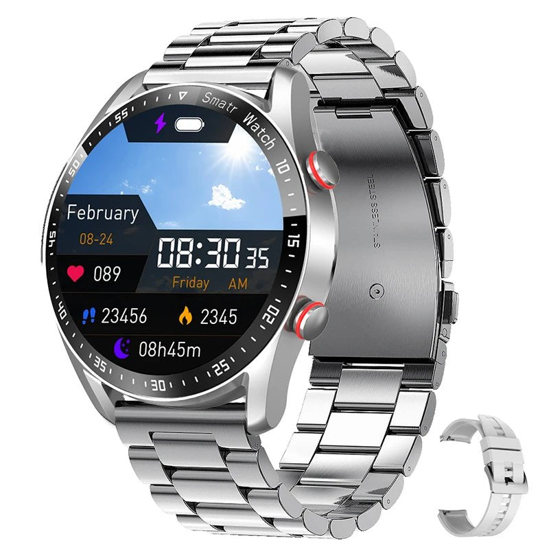 Smartwatch med Glucose Meter og Sundhed Skærm