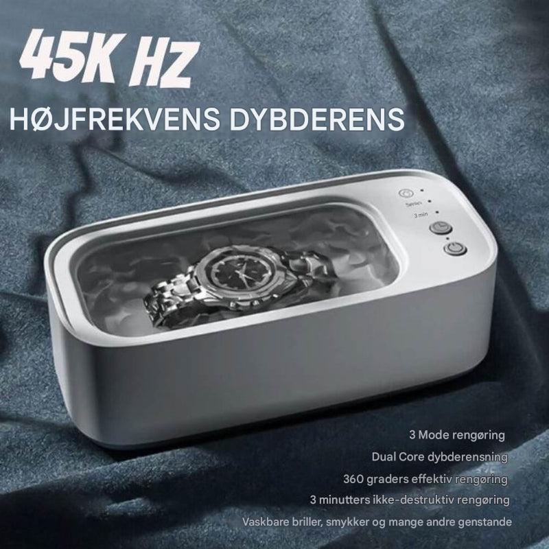 Ultralydsrensemaskine til smykker