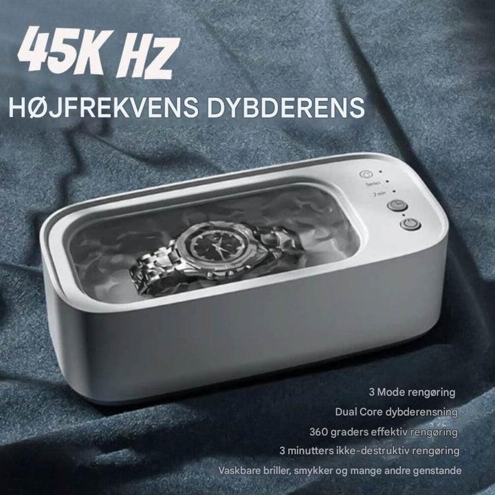 Ultralydsrensemaskine til smykker