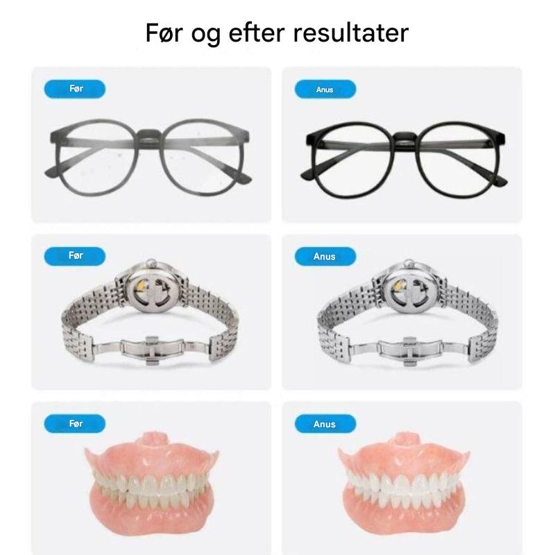 Ultralydsrensemaskine til smykker