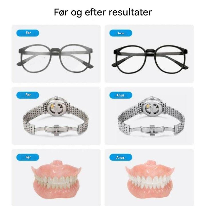 Ultralydsrensemaskine til smykker