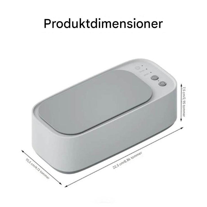 Ultralydsrensemaskine til smykker