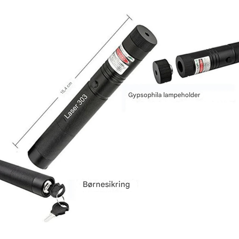 Højtydende laserpointer