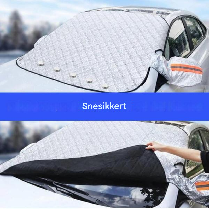 Magnetisk frostsikker presenning – beskyttelsesark til forrude