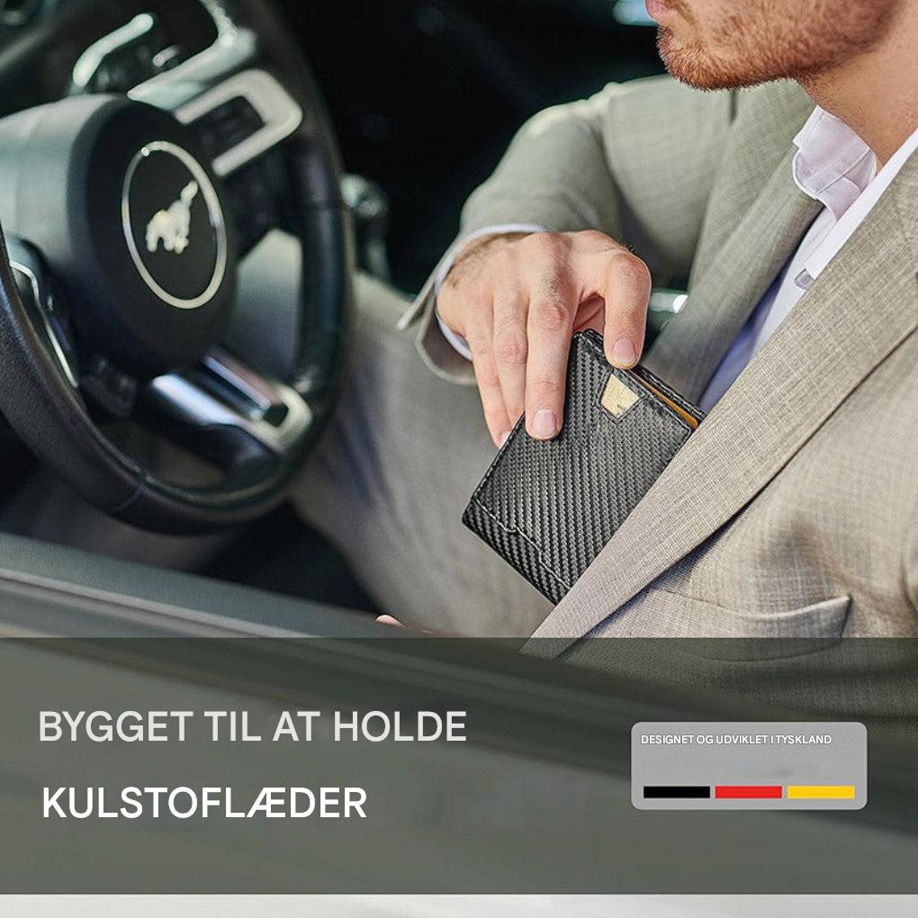 Slank RFID-pung med pengeklips