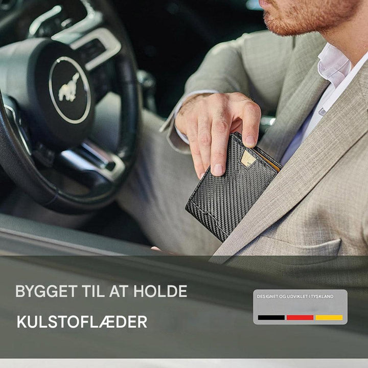 Slank RFID-pung med pengeklips