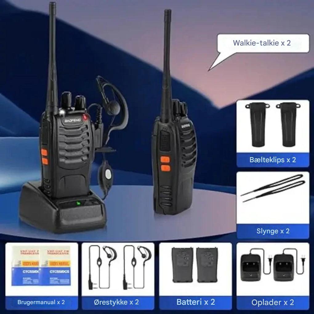 Genopladelig USB-walkie-talkie