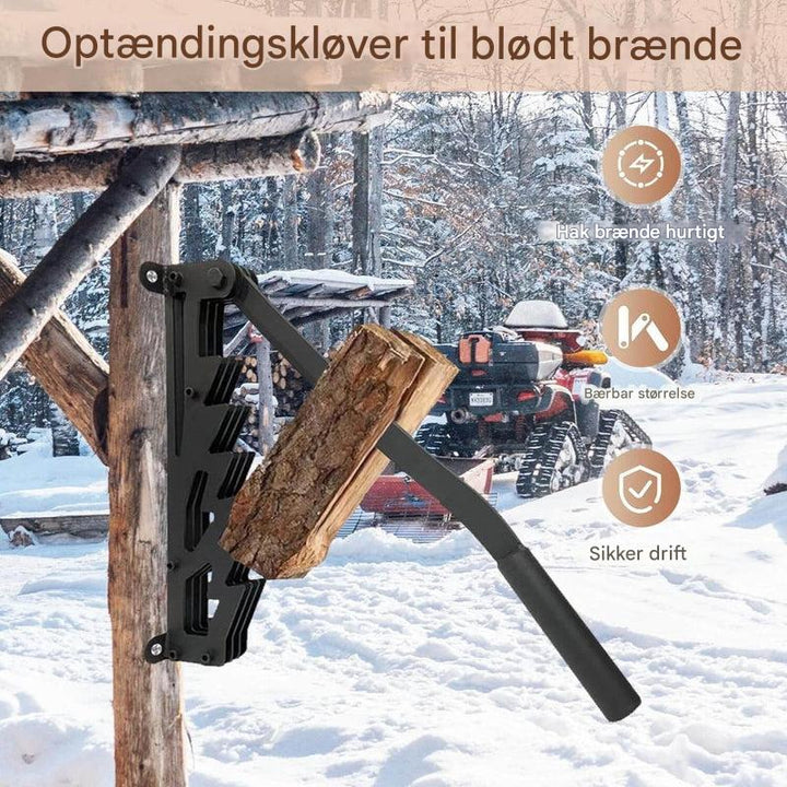Vægmonteret brændekløver