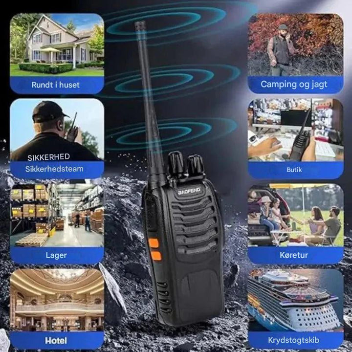 Genopladelig USB-walkie-talkie