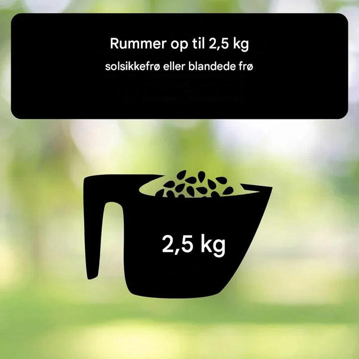 Egern-sikret fuglefoderbræt