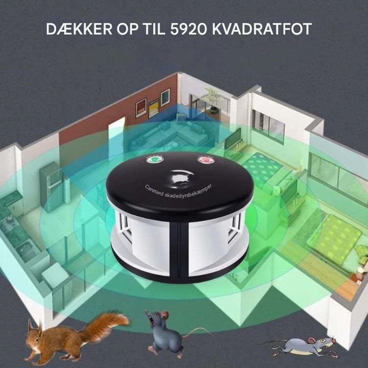 Miljøvenlig indendørs rotteafviser