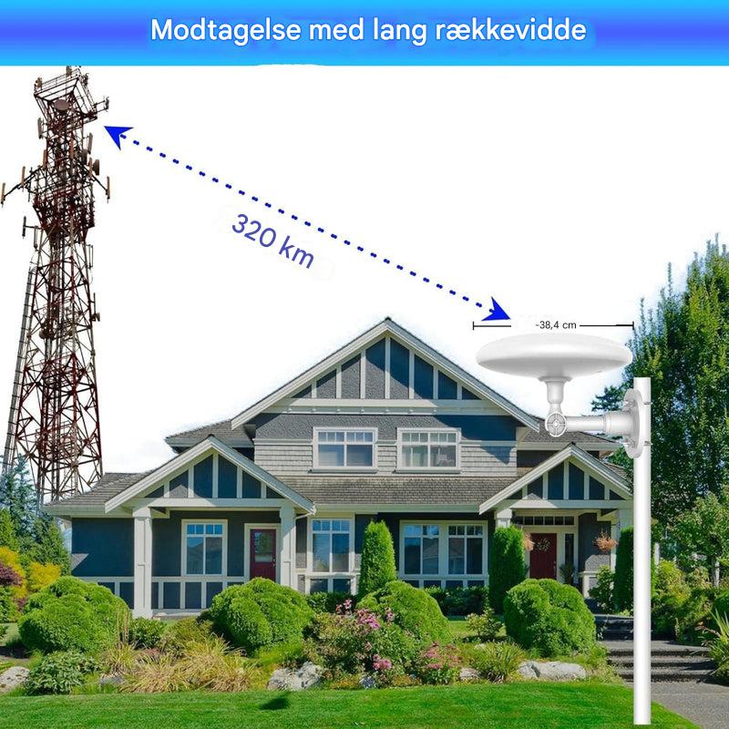 Langtrækkende digital udendørs HD TV-antenne