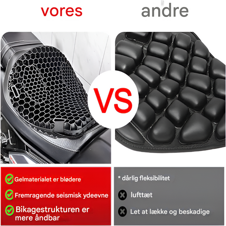 Motorcykel Gel Sædepude til Langdistanceture