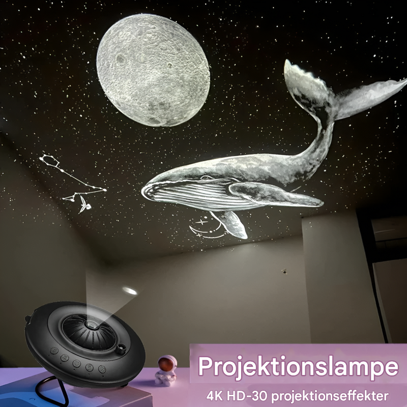 Galakseprojektor med planetariumeffekter