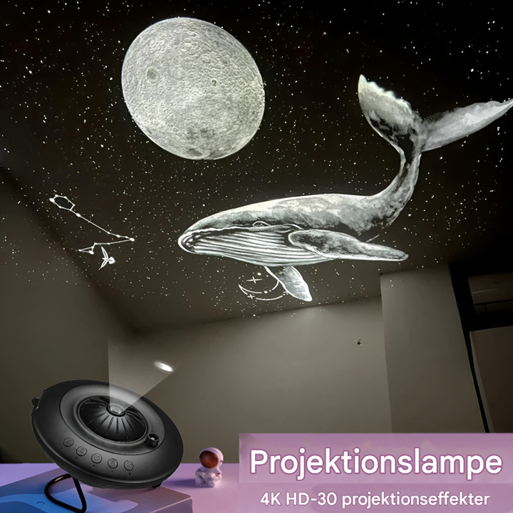 Galakseprojektor med planetariumeffekter