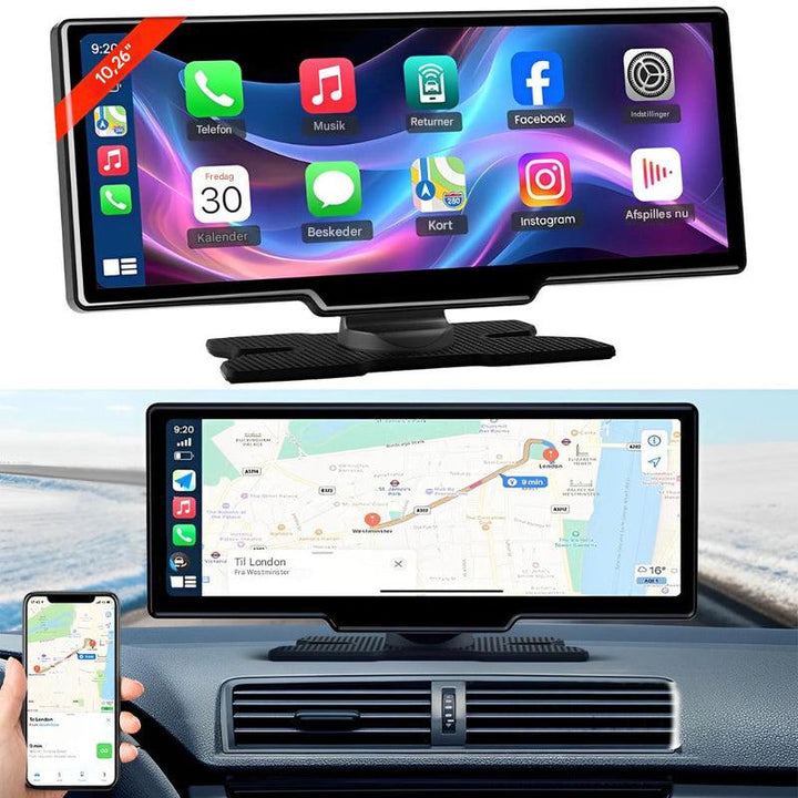 CarPlay bilskærm Opgrader din køreoplevelse