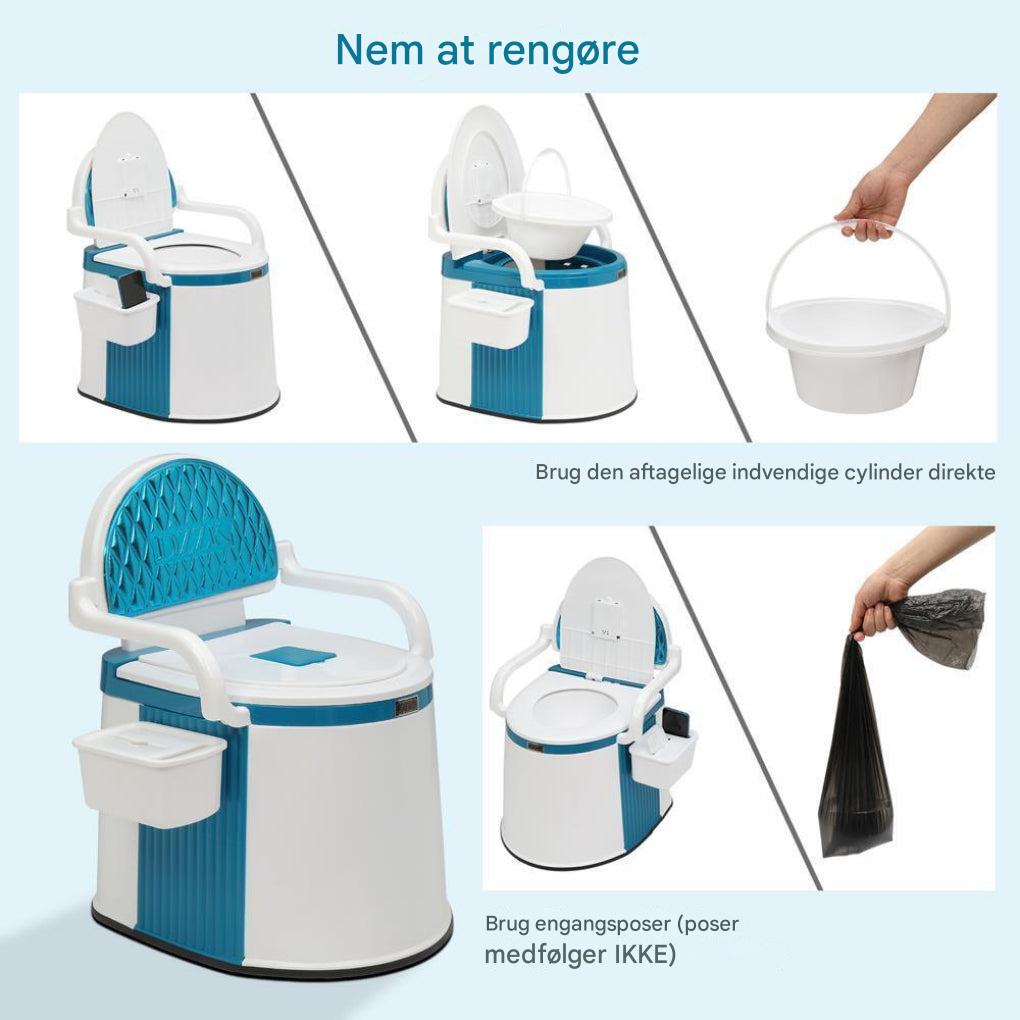 Bærbart toilet til voksne og ældre