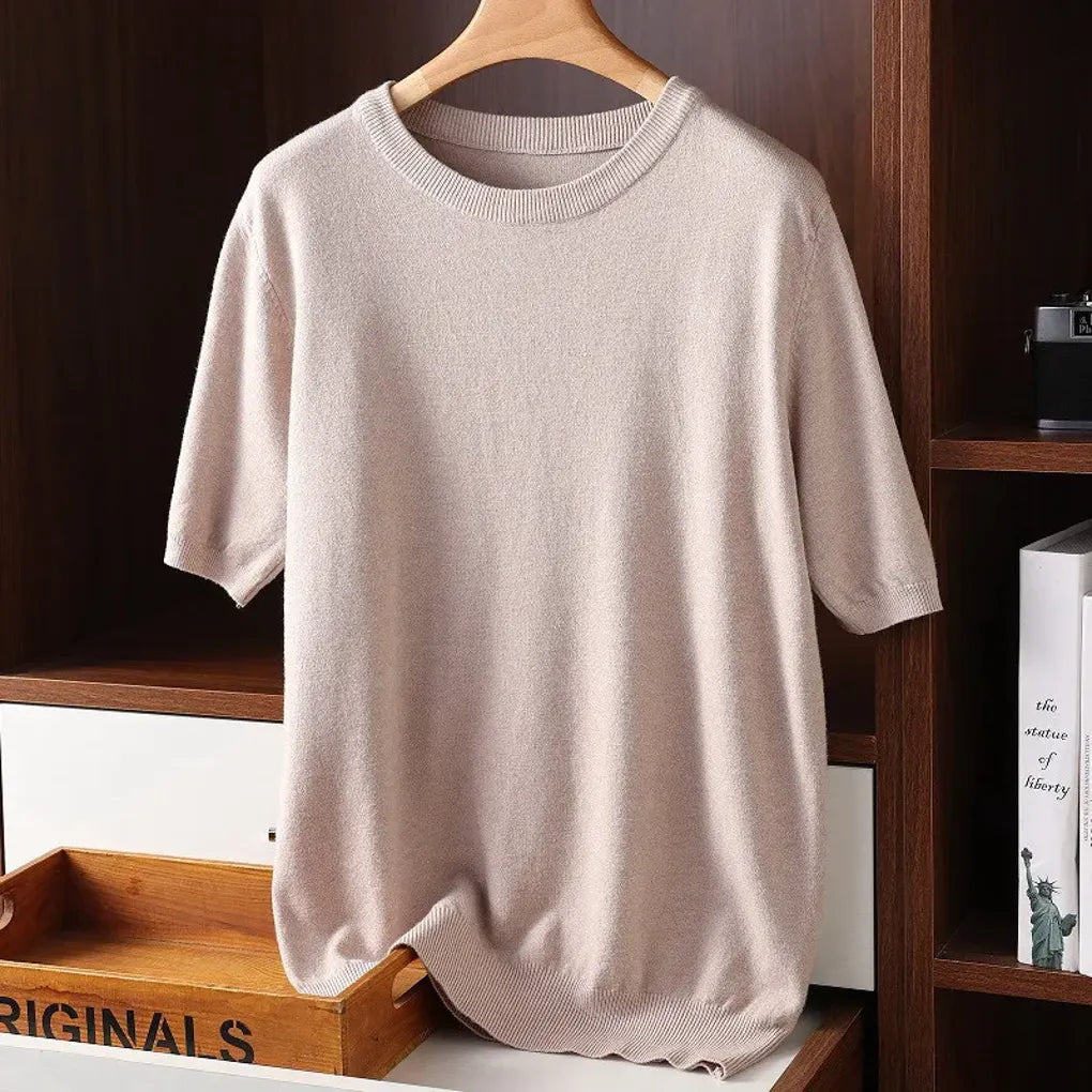 Herre-T-shirt med rund hals – Elevated Basics til hverdagsbrug