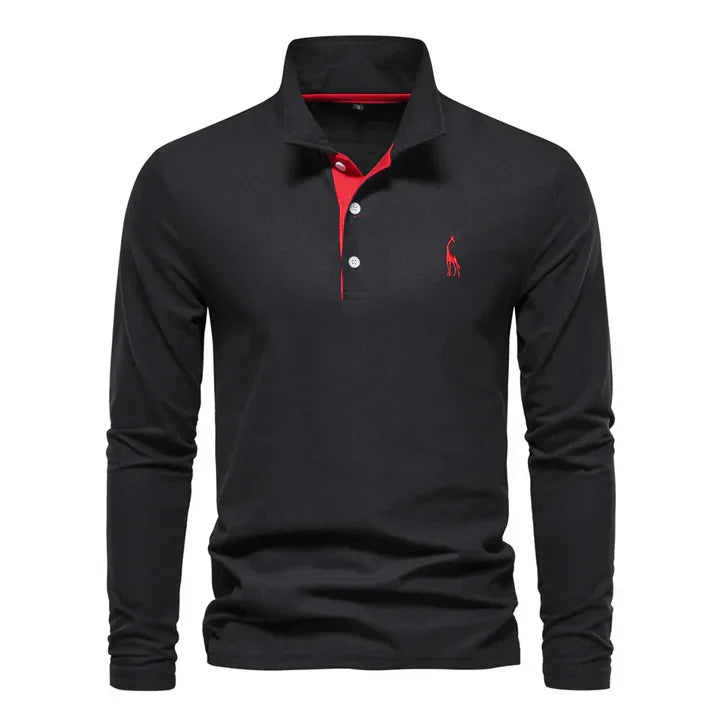 Lang-Langærmet Polo Shirt for Mænd
