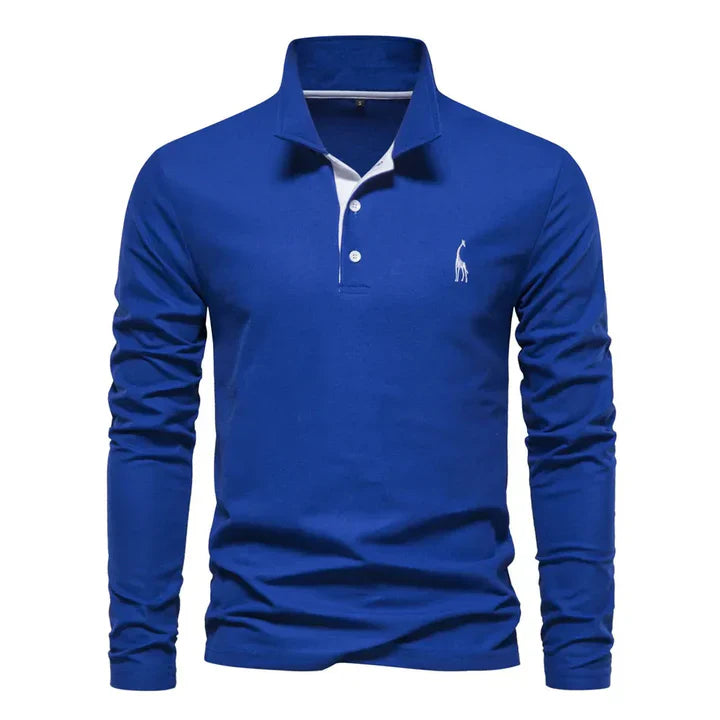 Lang-Langærmet Polo Shirt for Mænd