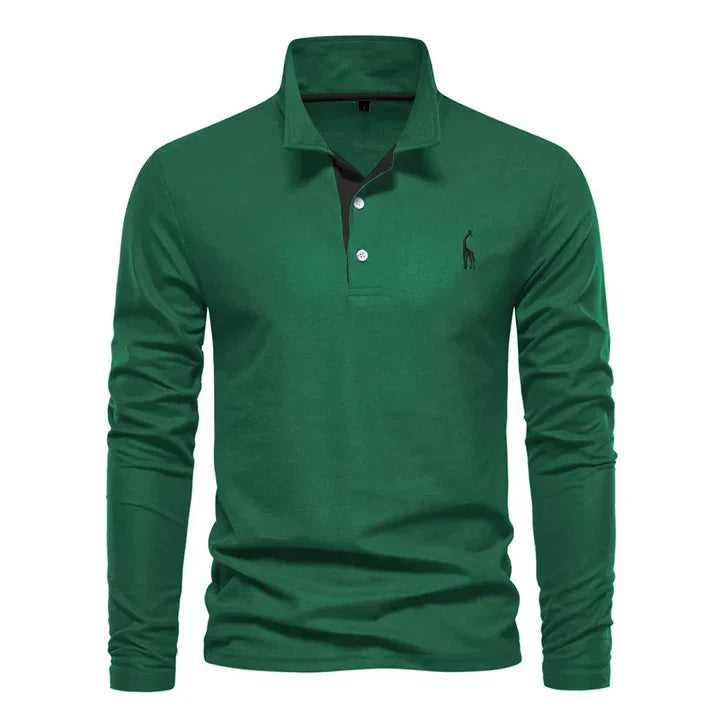 Lang-Langærmet Polo Shirt for Mænd