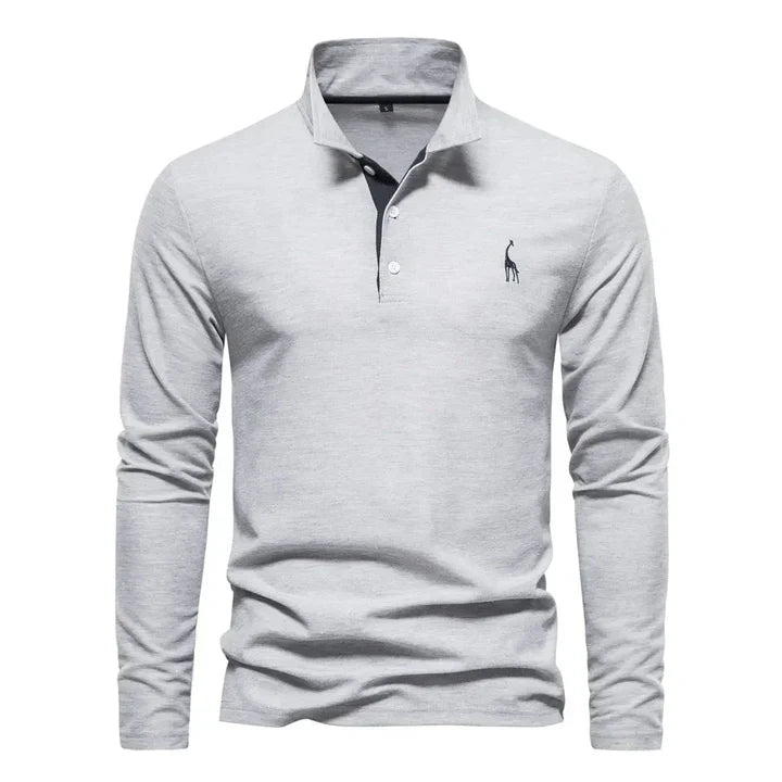 Lang-Langærmet Polo Shirt for Mænd