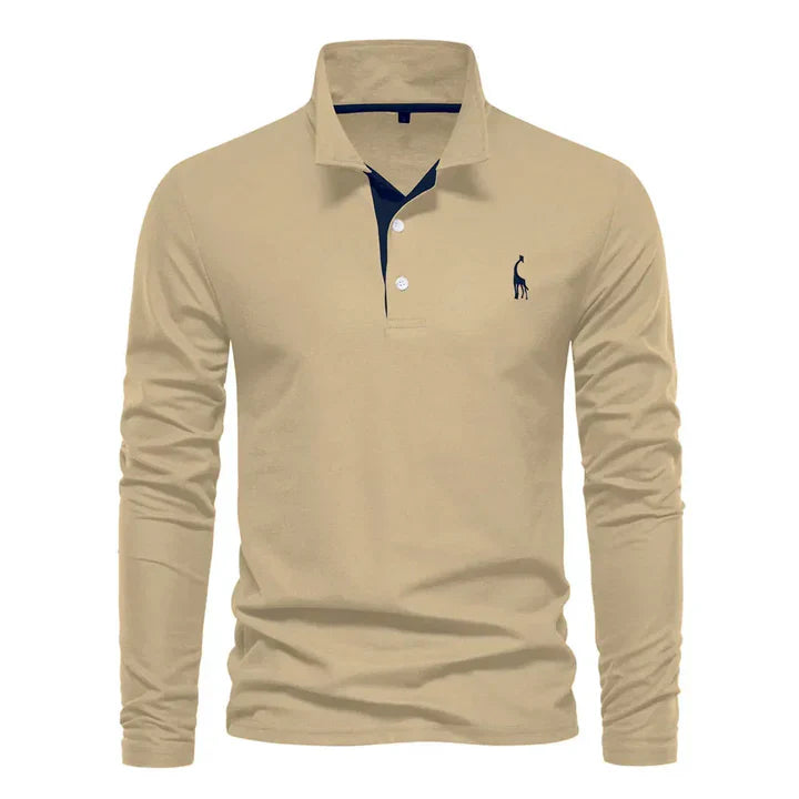 Lang-Langærmet Polo Shirt for Mænd