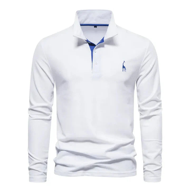 Lang-Langærmet Polo Shirt for Mænd